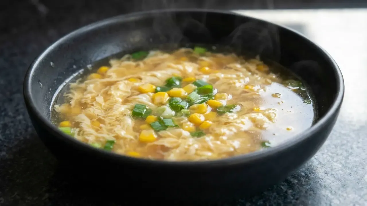 Chinesische Eierflockensuppe