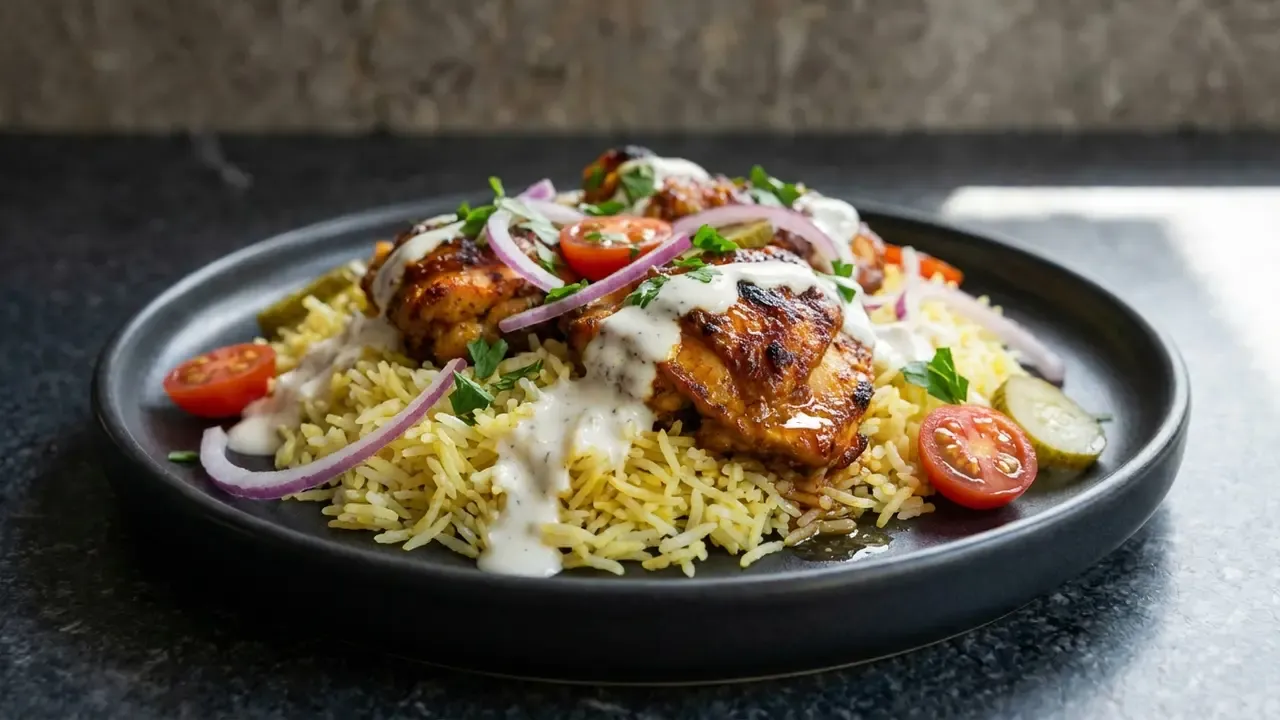 High Protein Chicken Shawarma Rice Bowls