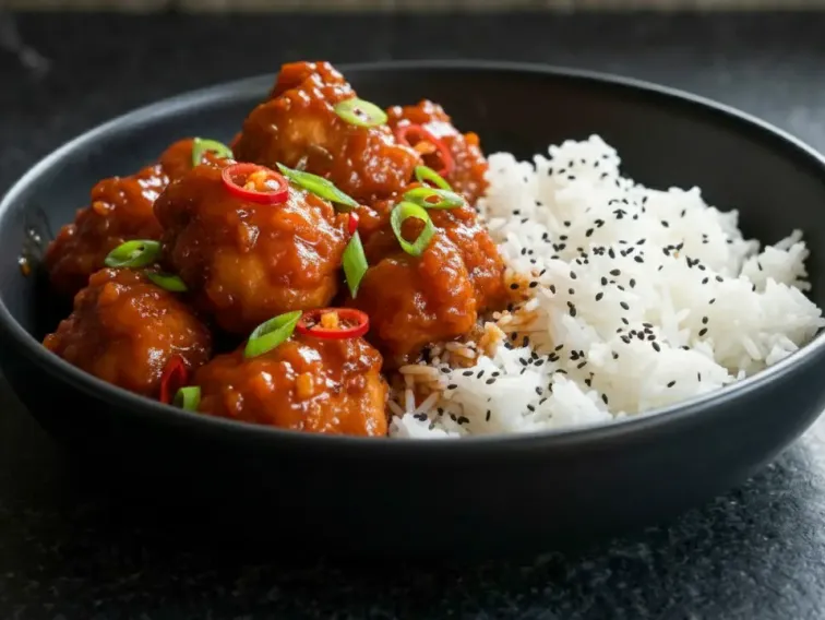 High Protein Mongolian Fried Chicken